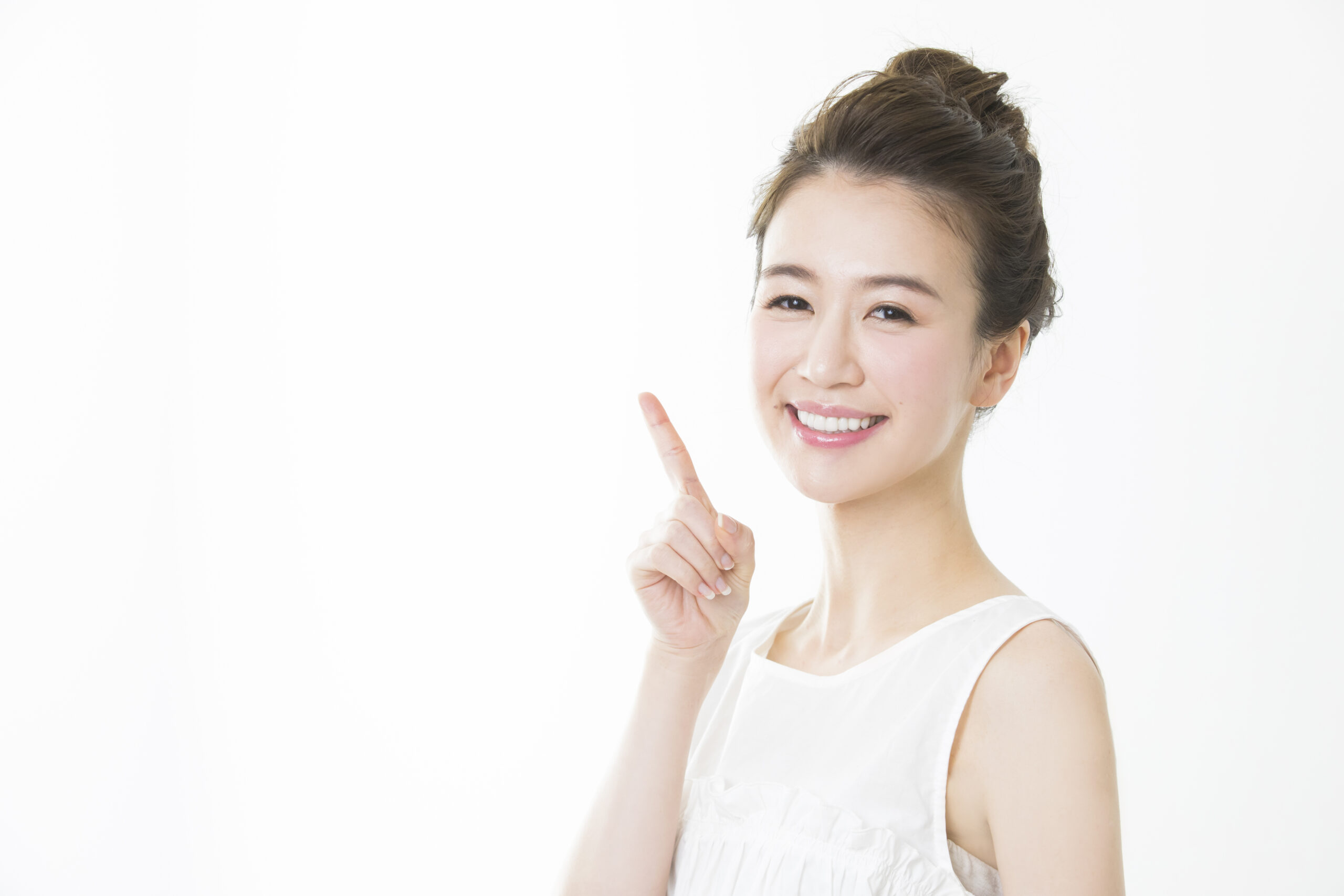 女性笑顔
